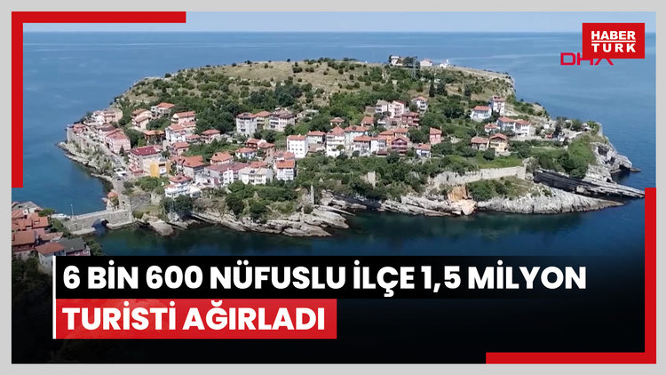 Akdeniz ve Ege'yi geride bıraktı: 6 bin 600 nüfuslu ilçe 1,5 milyon turisti ağırladı