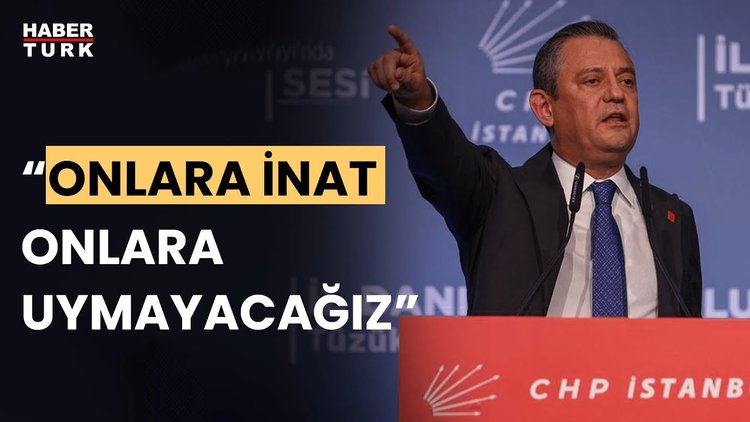 Özgür Özel'den partililere: Oyuna gelmeyecek sabırda olun