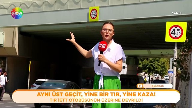 Aynı üst geçit, yine bir TIR, yeni bir kaza!