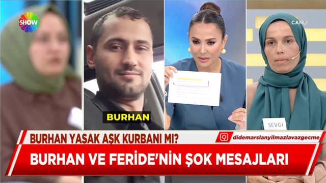 Burhan ve Feride'nin şok mesajları!