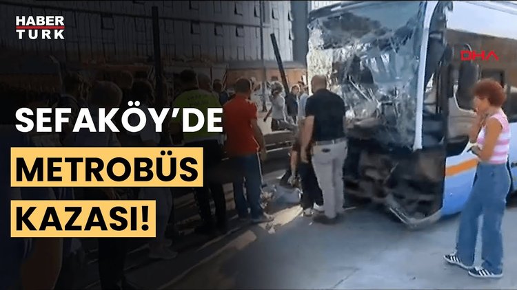 SON DAKİKA: Sefaköy&#039;de metrobüs kazası! Çok sayıda yaralı var! Uzay Kesmen detayları aktardı