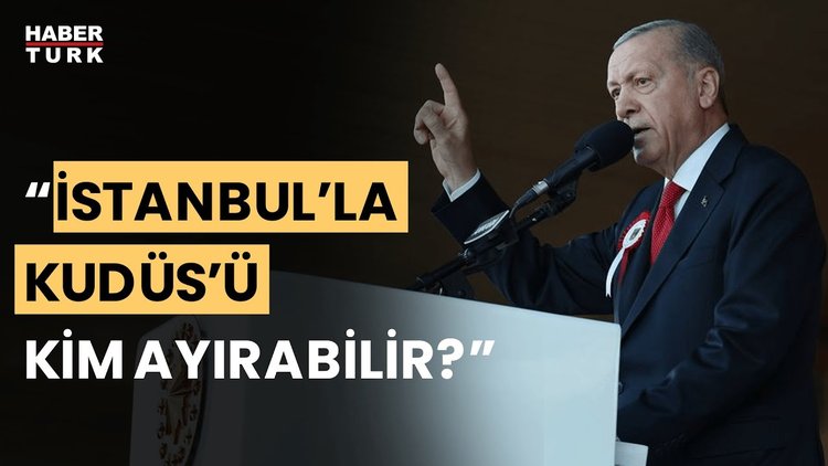Erdoğan&#039;dan Filistin mesajı: Biz gözlerimizi nasıl kapatabiliriz