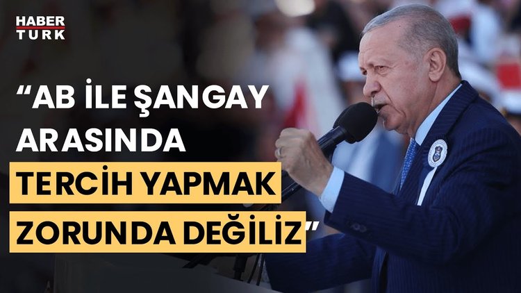Cumhurbaşkanı Erdoğan: Tercih yapmak zorunda değiliz