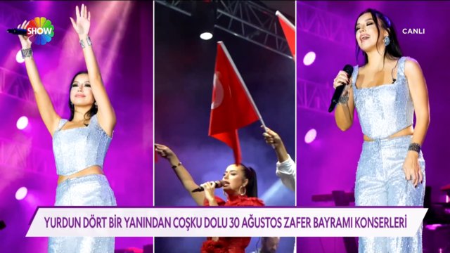 Coşku dolu 30 Ağustos Zafer Bayramı konserleri!