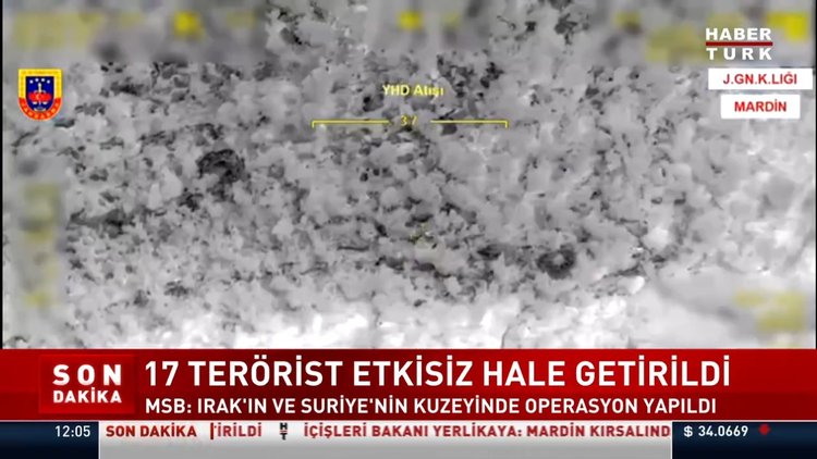 MSB: 17 terörist etkisiz hale getirildi