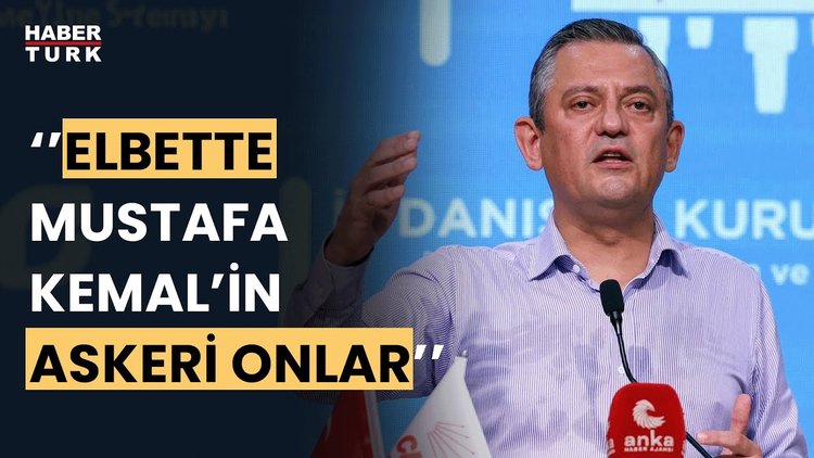 Özgür Özel: 'Mustafa Kemal'in askerleriyiz' demeyen bir teğmen varsa beka sorunu oradadır