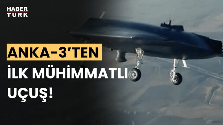 Yerli insansız savaş uçağı ANKA-3 bir kez daha piste çıktı
