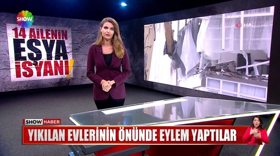 Evleri yıkıldı, aileler otelde kaldı!