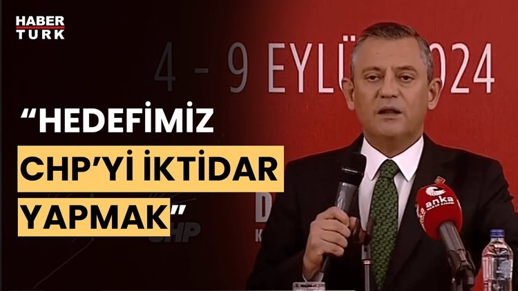 CHP Genel Başkanı Özgür Özel "İktidar yürüyüşümüzü başlatıyoruz"
