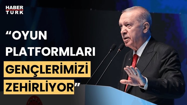 Erdoğan&#039;dan online oyun uyarısı: Sapkın akımlar özendiriliyor