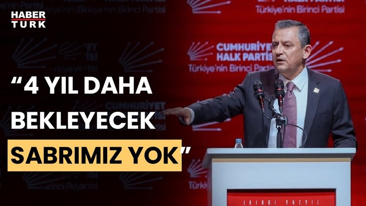 Özgür Özel'den iktidara açık çağrı: 2025'in Kasım ayında erken seçime var mısınız?