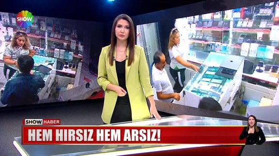 Hem hırsız hem arsız!