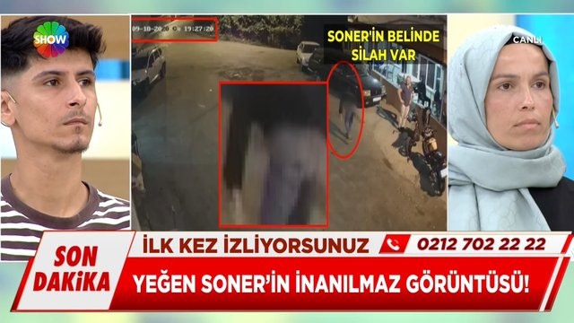 Soner'in belinde silah mı vardı?