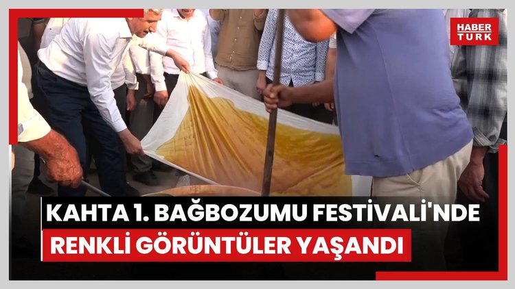 Kahta 1. Bağbozumu Festivali'nde renkli görüntüler yaşandı