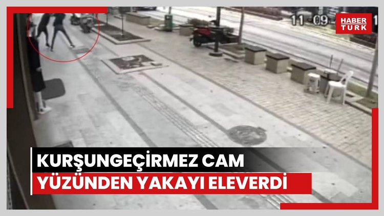 Kurşungeçirmez cam yüzünden yakalandı!
