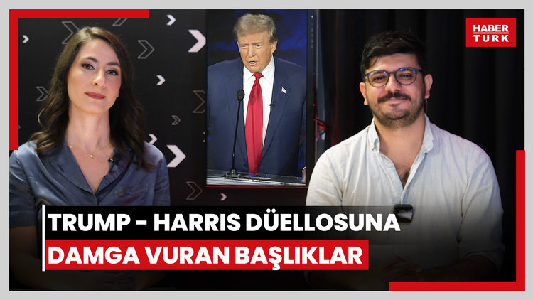 Donald Trump - Kamala Harris münazarasına damga vuran başlıklar! Düellonun kazananı kim?