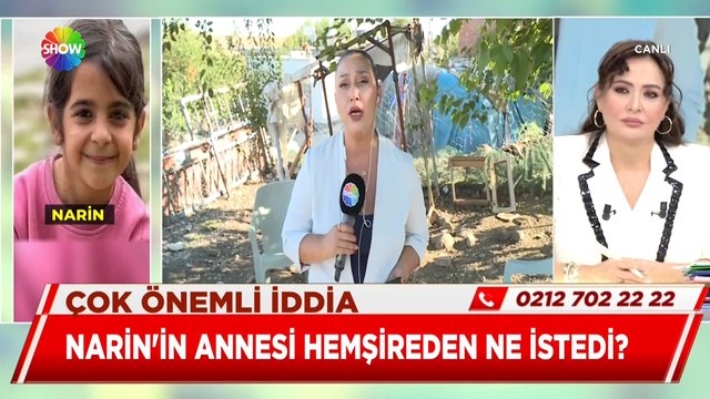 Narin'in annesi hemşireden ne istedi? 