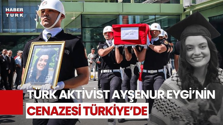 Ayşenur Eygi İçin İstanbul Ve İzmir&#039;de Cenaze Törenleri Düzenlendi