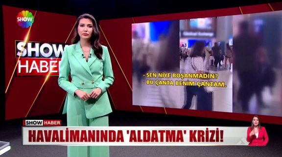 Havalimanında aldatma krizi!