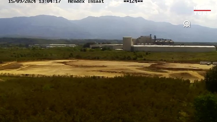 Sakarya'daki fabrikada patlama anı ortaya çıktı!