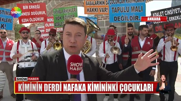 Erkeklerden Aile Bakanlığı'na protesto!