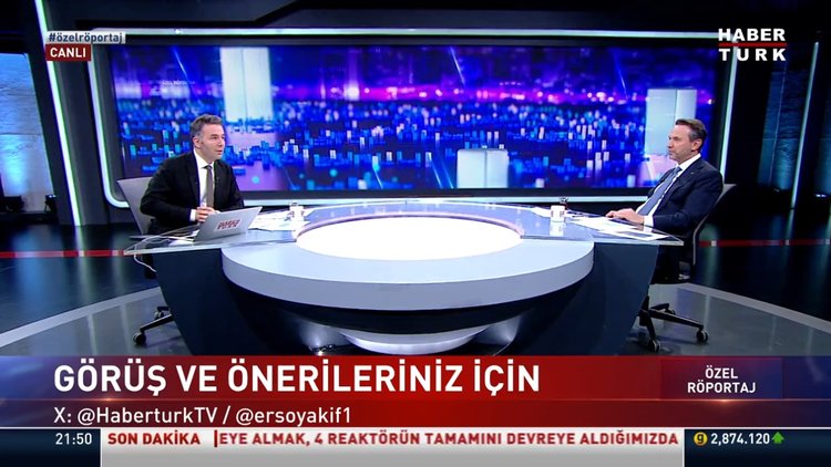 Enerji ve Tabii Kaynaklar Bakanı Alparslan Bayraktar'tan Habertürk'e açıklamalar