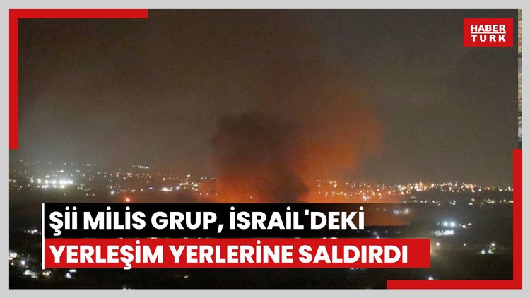 Irak'taki Şii milis gruptan Ürdün Vadisindeki İsrail yerleşimine saldırı