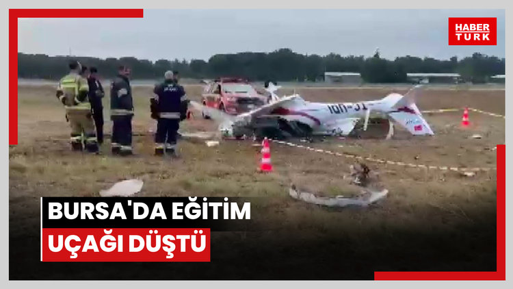 Bursa'da eğitim uçağı düştü, 2 pilot hayatını kaybetti