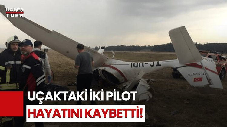 Son Dakika... Bursa&#039;da Eğitim Uçağı Düştü!