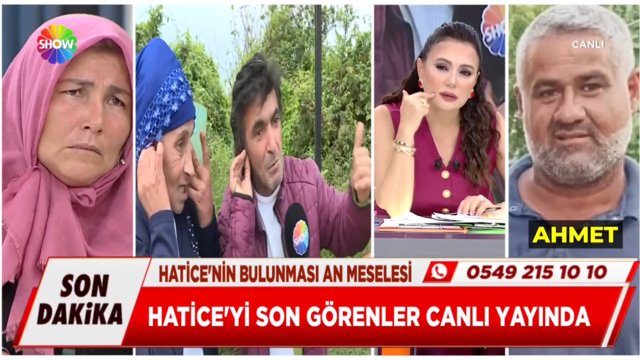 Hatice'yi son görenler canlı yayında!