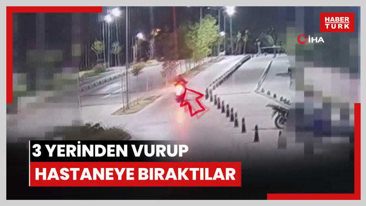 İzmir'de film gibi olay kamerada: Önce vurdular, sonra hastaneye götürdüler
