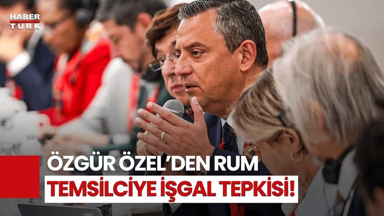 Rum Temsilci &quot;İşgal&quot; Deyince Özgür Özel Salonu Terk Etti