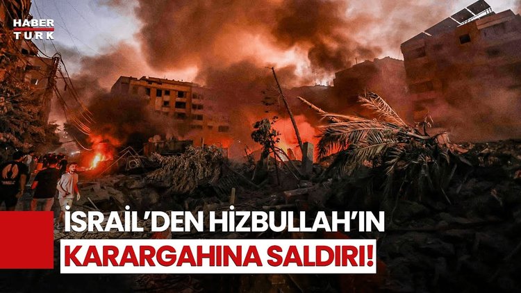 İsrail, Beyrut'taki Hizbullah'ın merkez karargahlarını vurdu! Nasrallah Öldü Mü?