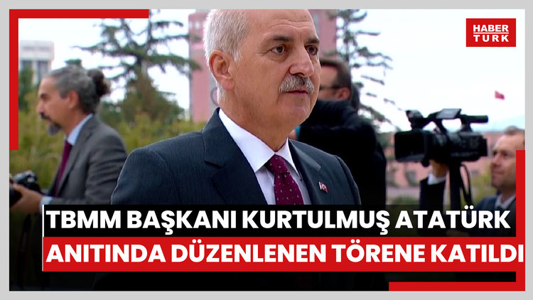 TBMM Başkanı Kurtulmuş, 28. Dönem 3. Yasama Yılı Açılışı dolayısıyla Meclis Atatürk Anıtında düzenlenen törene katıldı