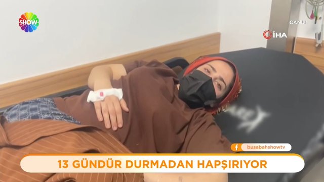 13 gündür durmadan hapşırıyor!