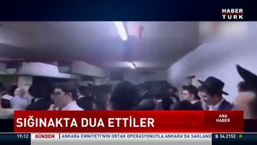 Sığınakta dua ettiler