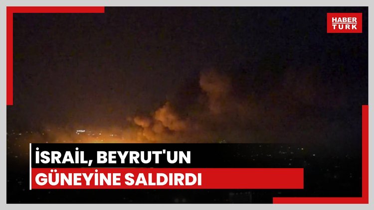 İsrail yine Beyrut'un güneyine saldırdı