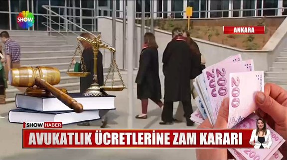 Avukatlık ücretlerine zam kararı!