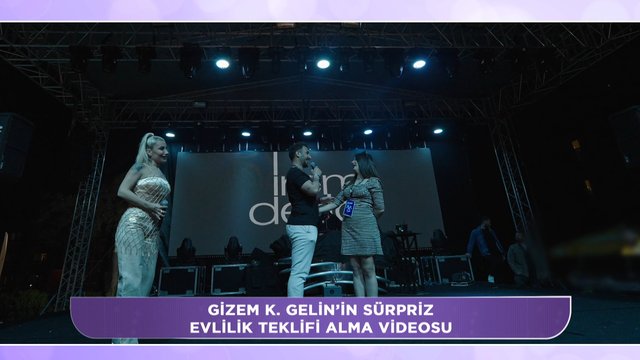 Gizem gelinin sürpriz dolu evlilik teklifi! 