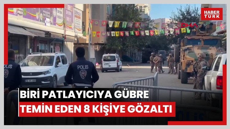 13 polisin şehit olduğu terör saldırısında, biri patlayıcıya gübre temin eden 8 kişiye gözaltı