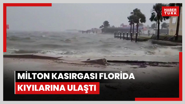 ABD alarma geçti! Milton Kasırgası Florida kıyılarına ulaştı