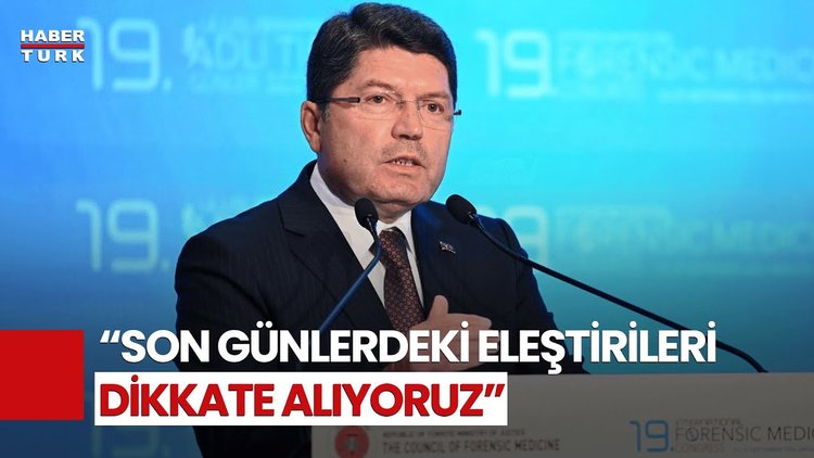 Bakan Tunç&#039;tan &quot;Denetimli Serbestlik Ve İyi Hal İndirimi&quot; Açıklaması