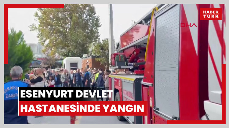 Esenyurt Devlet Hastanesinde yangın