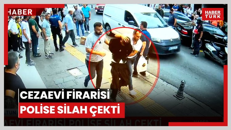 Cezaevi firarisi polise silah çekti