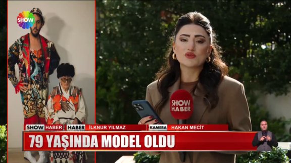 79 yaşında model oldu!