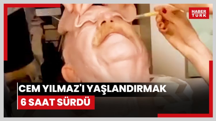 Cem Yılmaz'ı yaşlandırmak 6 saat sürdü