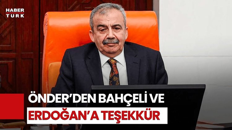 Sırrı Süreyya Önder, Erdoğan ve Bahçeli'ye teşekkür etti