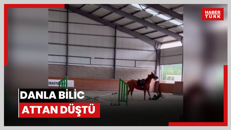 Danla Bilic attan düştü