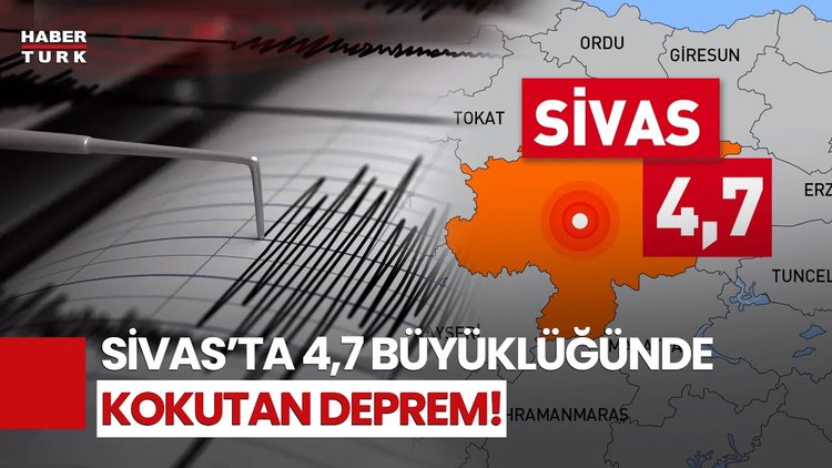 SON DAKİKA! Sivas'ta Korkutan Deprem! Sivas'ta 4,7 Büyüklüğünde Deprem!