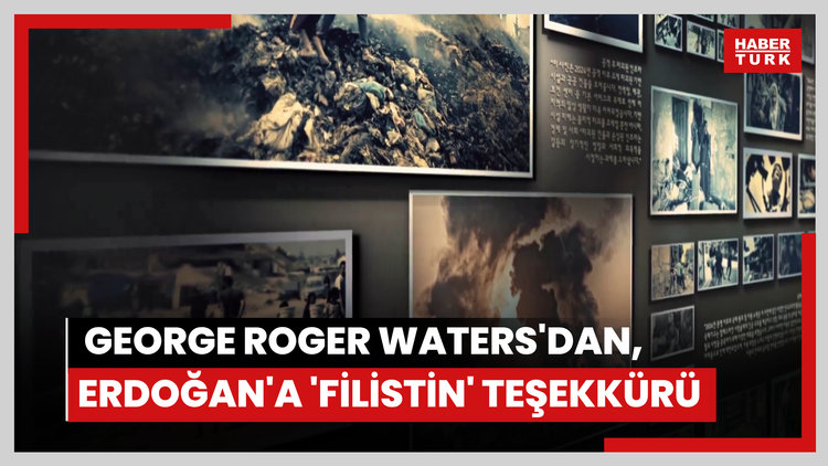 Pink Floyd'un solisti George Roger Waters'dan, Cumhurbaşkanı Erdoğan'a 'Filistin' teşekkürü